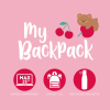LEGAMI BTS 2026 - BPK0021 MY BACKPACK - BACKPACK - TEDDY BEAR - CHERRY