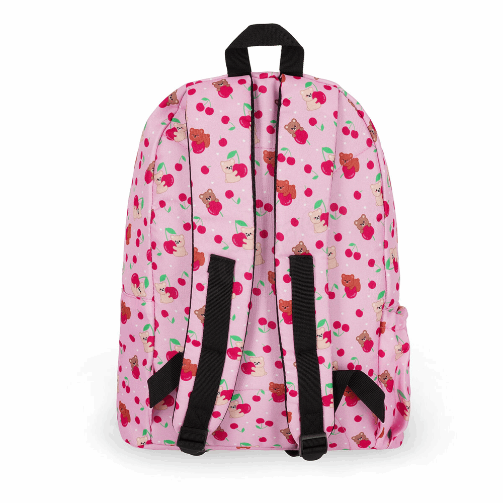 LEGAMI BTS 2026 - BPK0021 MY BACKPACK - BACKPACK - TEDDY BEAR - CHERRY