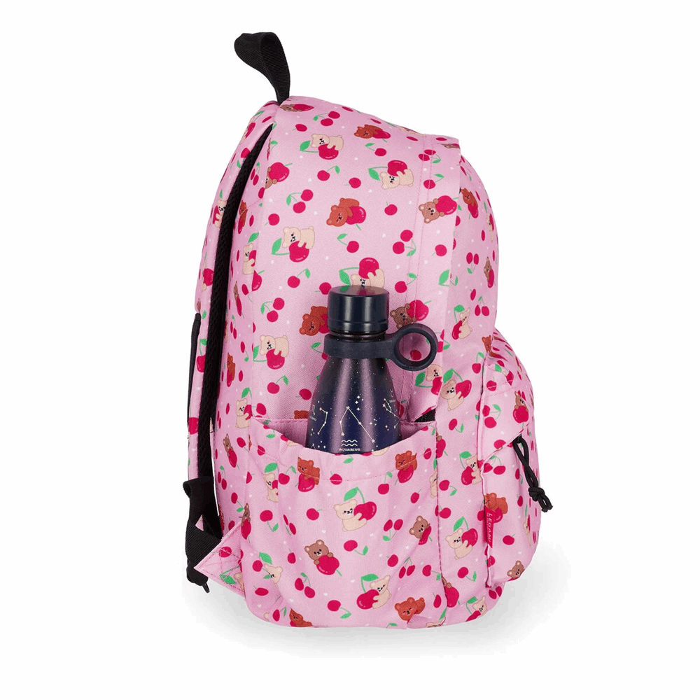 LEGAMI BTS 2026 - BPK0021 MY BACKPACK - BACKPACK - TEDDY BEAR - CHERRY