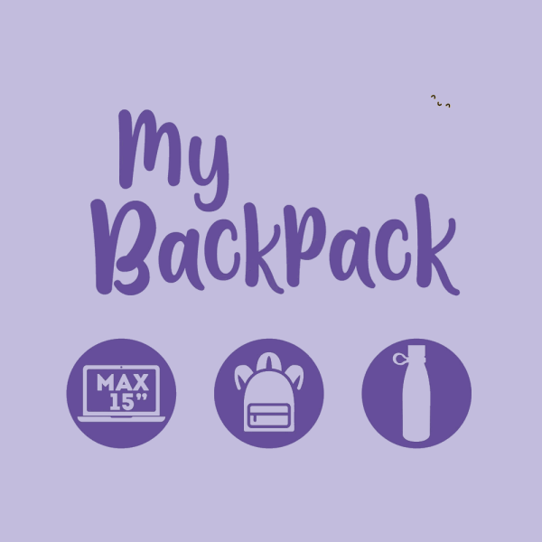 LEGAMI BTS 2026 - BPK0022 MY BACKPACK - BACKPACK - DAISY - LILAC