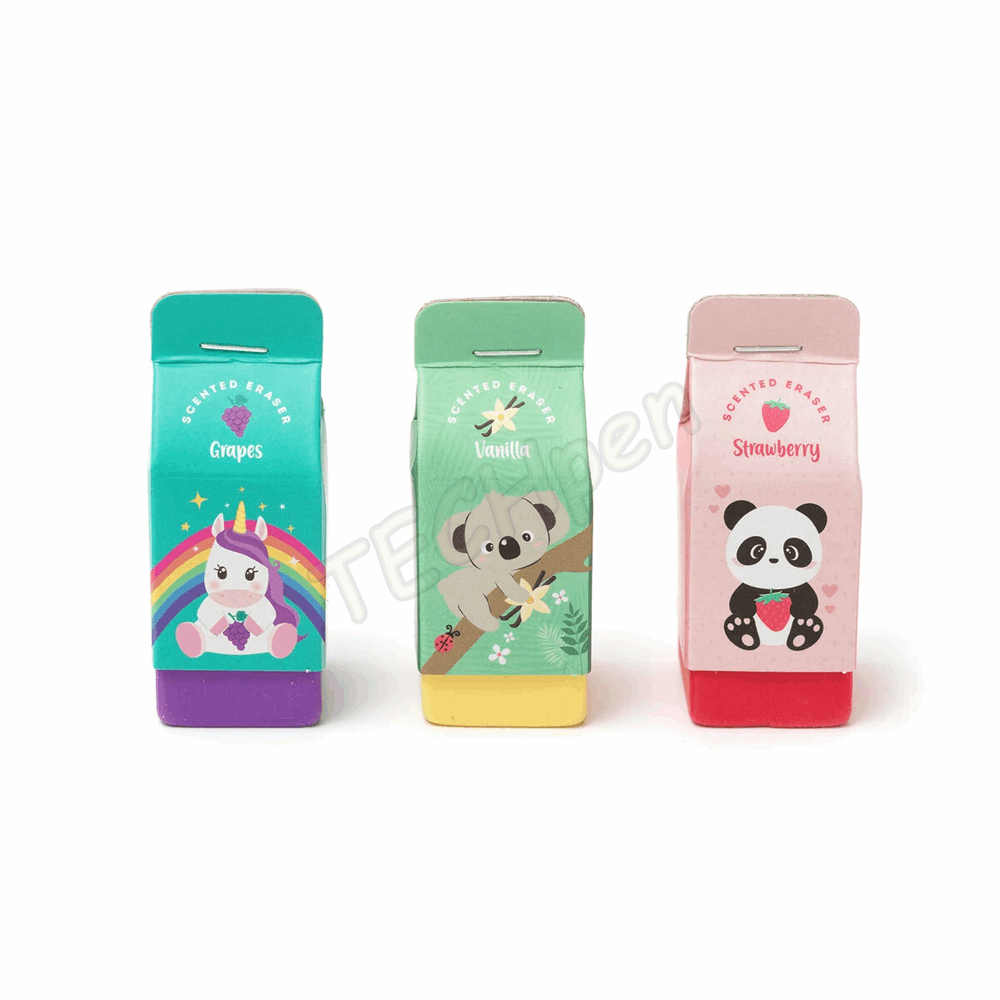 LEGAMI ERA0002 YUMMY YUMMY - SET OF 3 SCENTED ERASERS - MULTIDESIGN