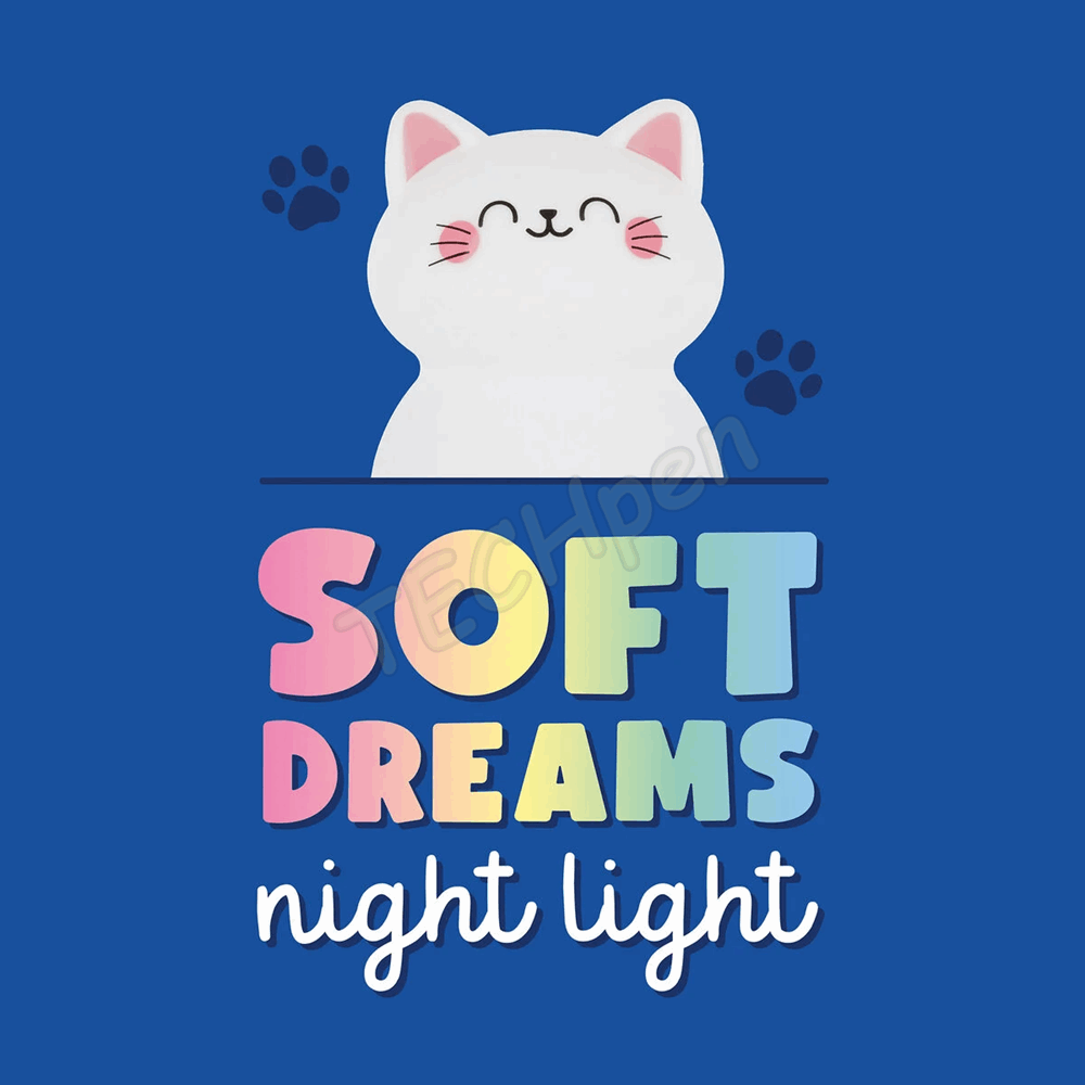 LEGAMI NLS0003 SOFT DREAMS - RECHARGEABLE NIGHT LIGHT - KITTY