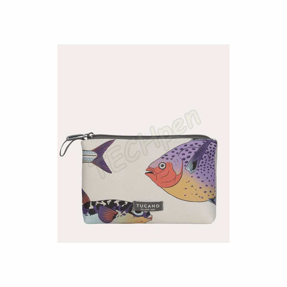 TUCANO BSCZBC-PSC-W SCHIZZO BEAUTY CASE FISH WHITE