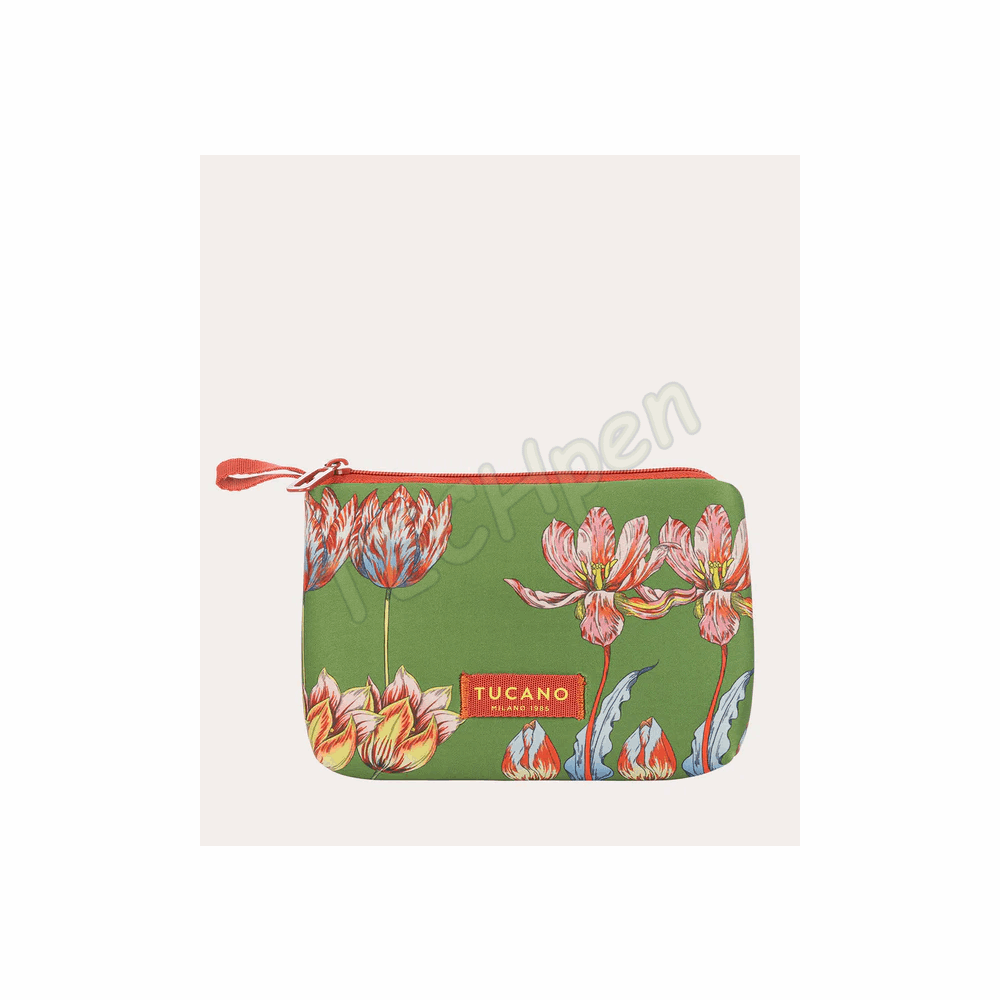 TUCANO BSCZBC-FGL-FLW-V SCHIZZO BEAUTY CASE FLOWER GREEN