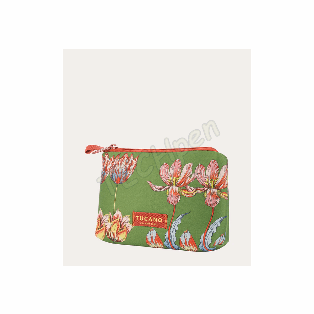 TUCANO BSCZBC-FGL-FLW-V SCHIZZO BEAUTY CASE FLOWER GREEN