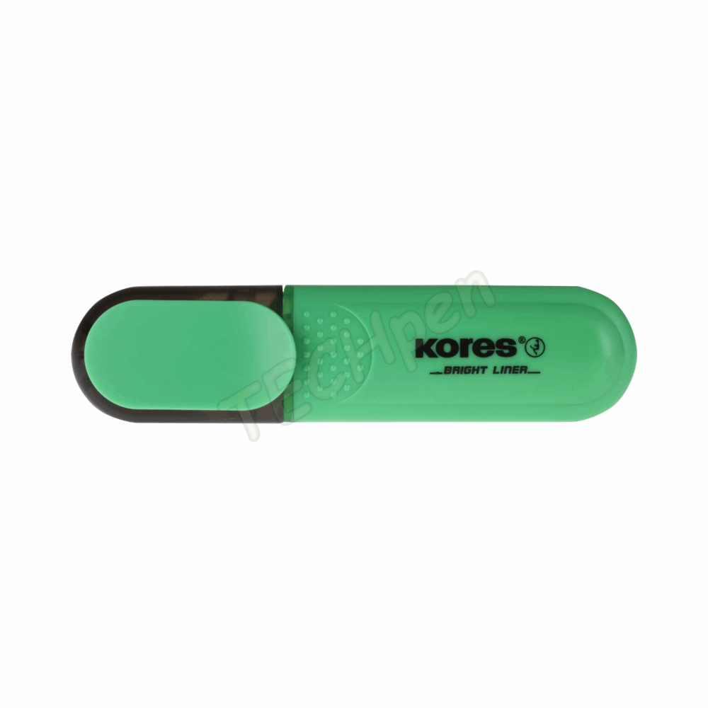 KORES ΜΑΡΚΑΔΟΡΟΣ ΥΠΟΓΡΑΜΜΙΣΗΣ BRIGHT LINER ΠΡΑΣΙΝΟ