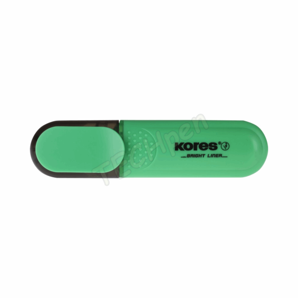 KORES ΜΑΡΚΑΔΟΡΟΣ ΥΠΟΓΡΑΜΜΙΣΗΣ BRIGHT LINER ΠΡΑΣΙΝΟ