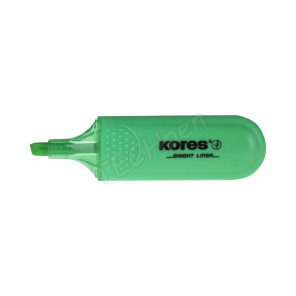 KORES ΜΑΡΚΑΔΟΡΟΣ ΥΠΟΓΡΑΜΜΙΣΗΣ BRIGHT LINER ΠΡΑΣΙΝΟ
