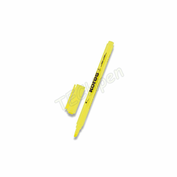 KORES ΜΑΡΚΑΔΟΡΟΣ ΥΠΟΓΡΑΜΜΙΣΗΣ HIGH LINER ΚΙΤΡΙΝΟ