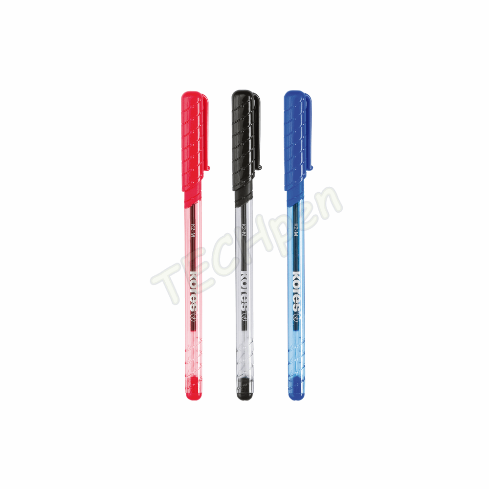 KORES ΣΤΥΛΟ K6 - MEDIUM 0,7mm SOFT GRIP CLIK