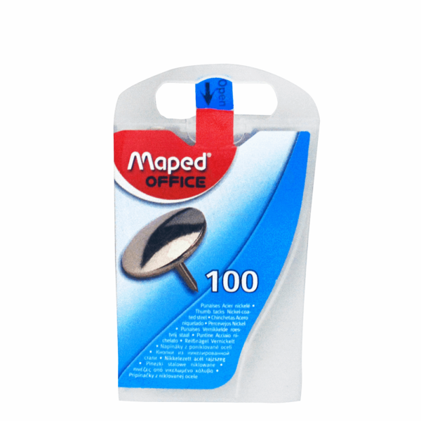 MAPED ΠΙΝΕΖΕΣ ΜΕΤΑΛΛΙΚΕΣ 10mm 100τμχ 314015