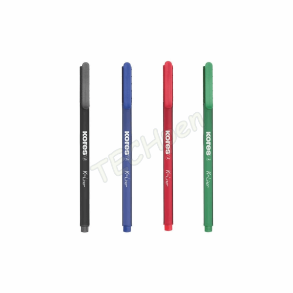 KORES ΜΑΡΚΑΔΟΡΟΣ K-LINER 0,4mm SET 4 ΧΡΩΜΑΤΩΜ