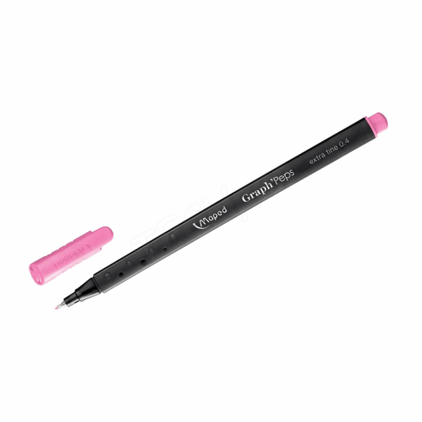 MAPED ΜΑΡΚΑΔΟΡΑΚΙ ΓΡΑΦΗΣ GRAPH PEPS FINE 0.4 mm ΡΟΖ 749118