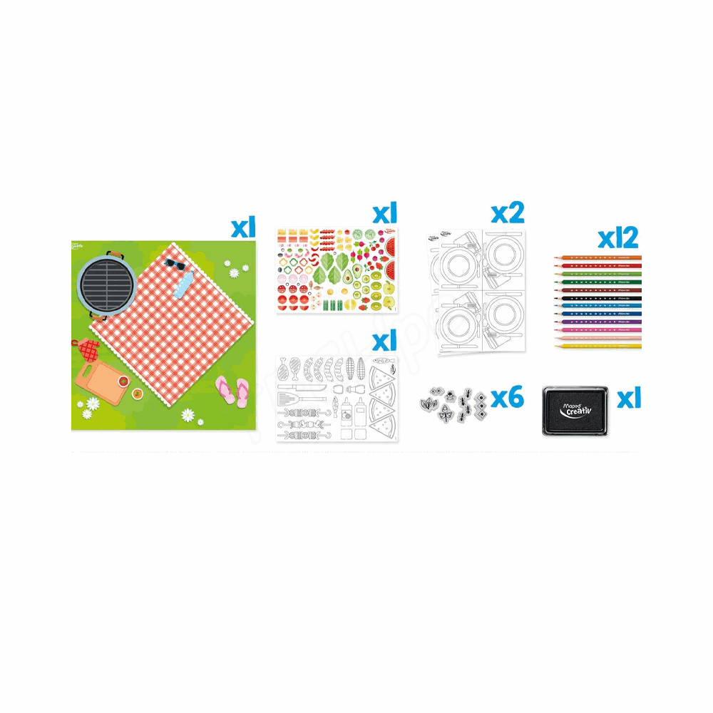 MAPED ΣΕΤ COLOR AND PLAY - BARBEQUE