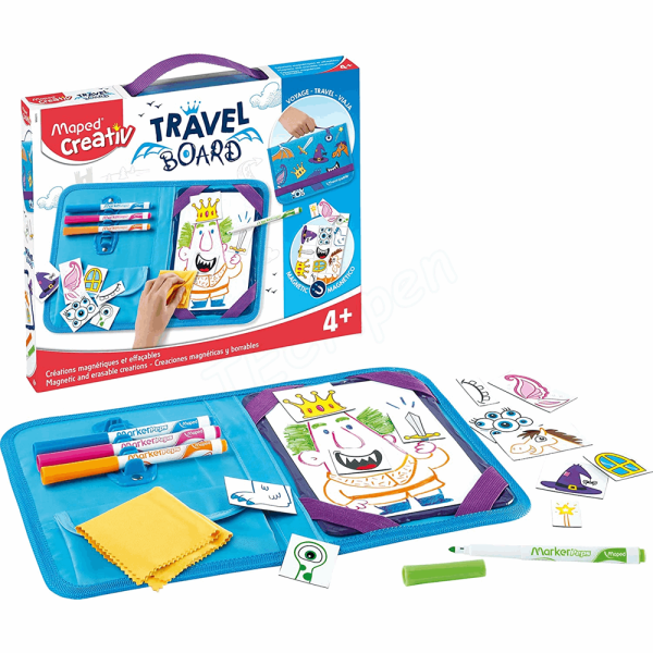 MAPED TRAVEL BOARD ΜΕ ΜΑΓΝΗΤΑΚΙΑ 4+