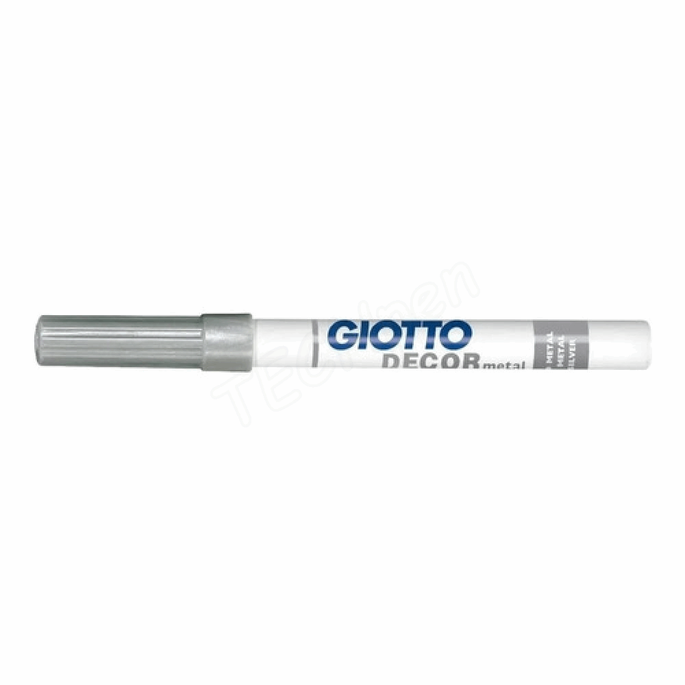 GIOTTO ΜΑΡΚΑΔΟΡΟΣ DECOR METALLIC ΑΣΗΜΙ PERMANENT WATER BASED INK 052450000