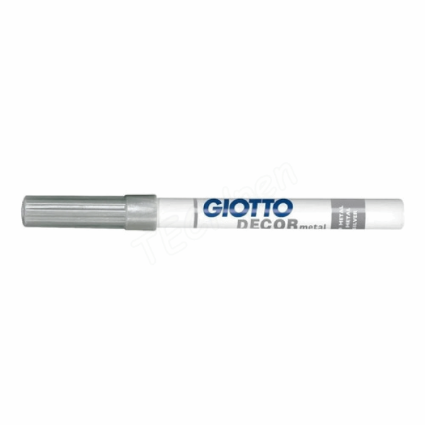 GIOTTO ΜΑΡΚΑΔΟΡΟΣ DECOR METALLIC ΑΣΗΜΙ PERMANENT WATER BASED INK 052450000