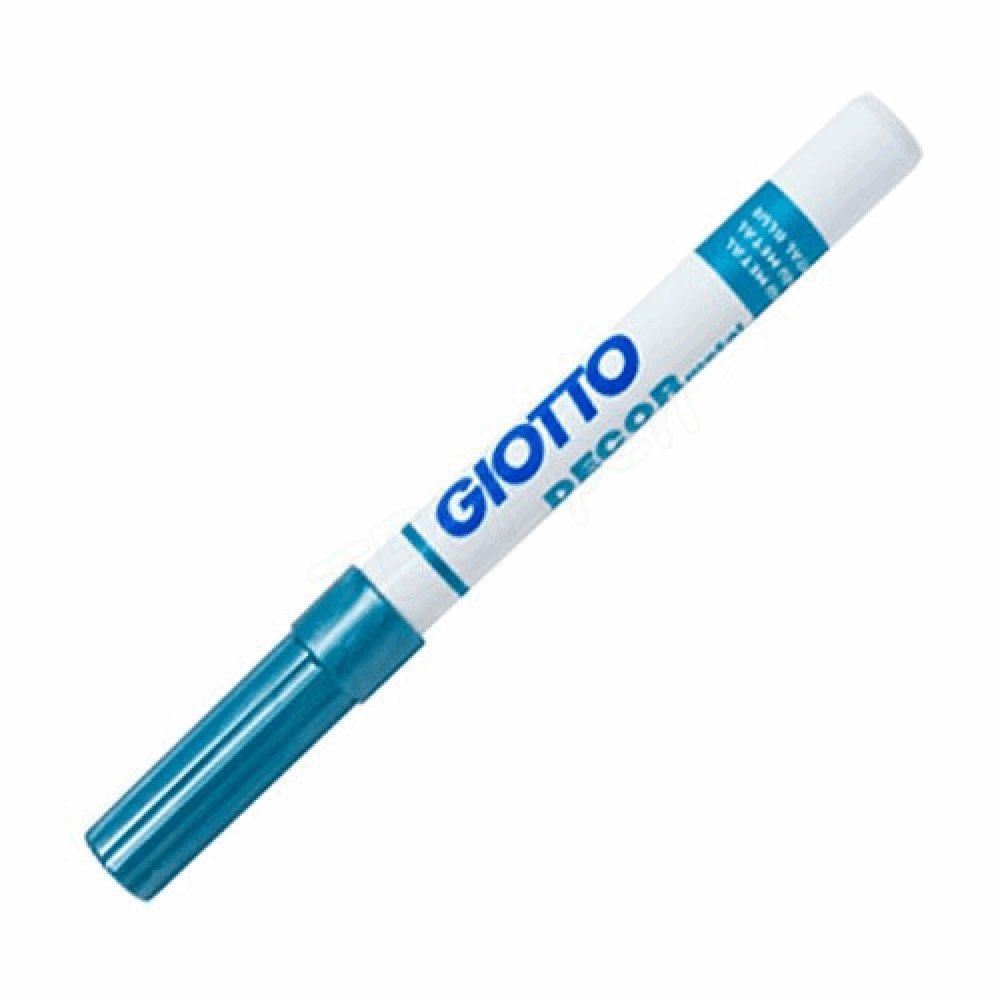 GIOTTO ΜΑΡΚΑΔΟΡΟΣ DECOR METALLIC ΜΠΛΕ PERMANENT WATER BASED INK 052450000