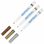 GIOTTO ΜΑΡΚΑΔΟΡΟΣ DECOR METALLIC ΚΑΦΕ PERMANENT WATER BASED INK 052450000