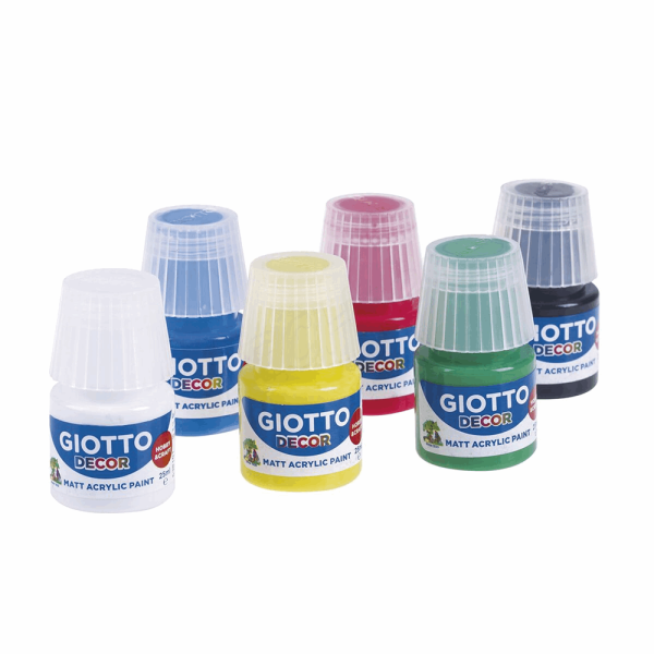 GIOTTO DECOR ACRYLIC (ΑΚΡΥΛΙΚΑ ΧΡΩΜΑΤΑ) 6τμχ 000538200