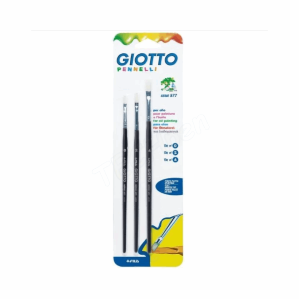 GIOTTO ΠΙΝΕΛΟ ΠΛΑΚΕ 577 3τμχ Νο 0,2,4 000026100