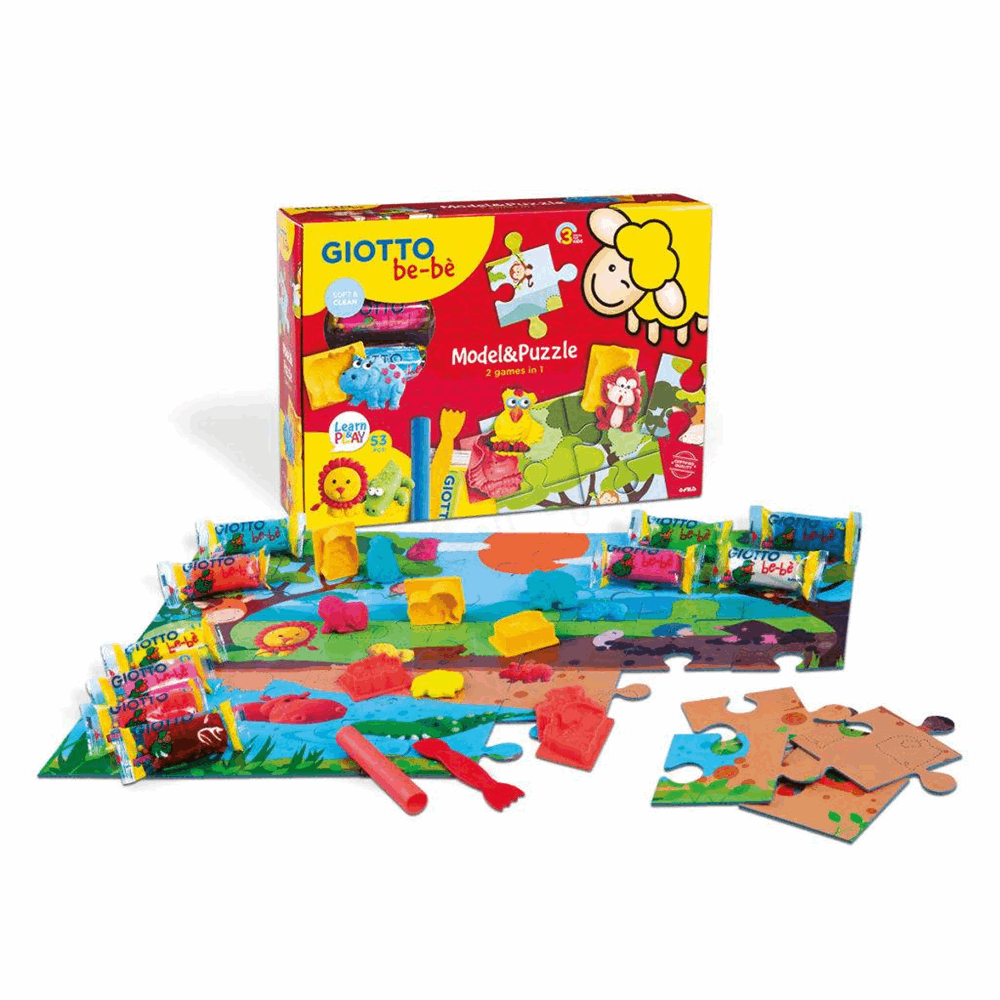 GIOTTO BΕΒΕ SET ΠΛΑΣΤΕΛΙΝΗΣ MODEL & PUZZLE 000479800