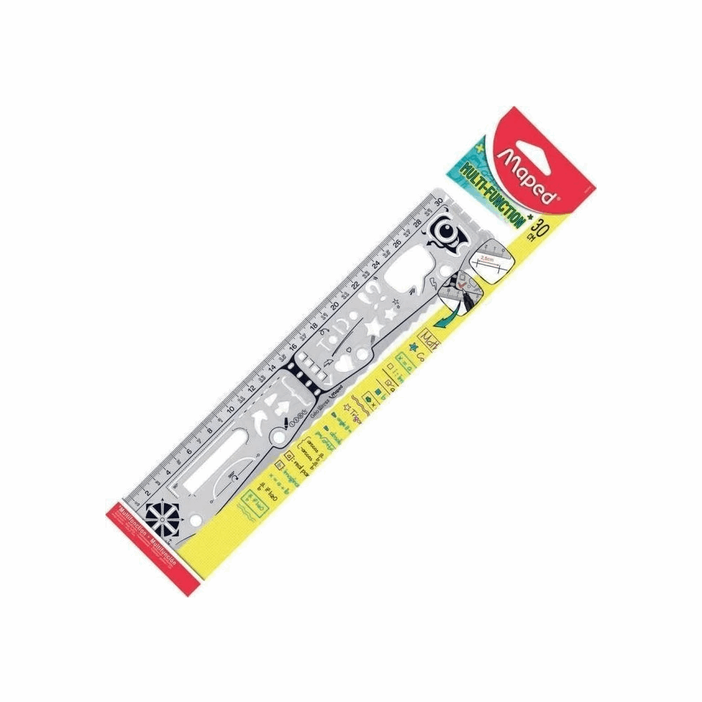 MAPED ΧΑΡΑΚΑΣ ME STENSIL GEONOTES 30cm 250310