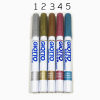 GIOTTO ΜΑΡΚΑΔΟΡΟΣ ΔΙΑΚΟΣΜΗΣΗΣ DECOR METALLIC ALL SURFACES PAINT MARKERS 4mm 5τμχ WATER BASED INK 045290000