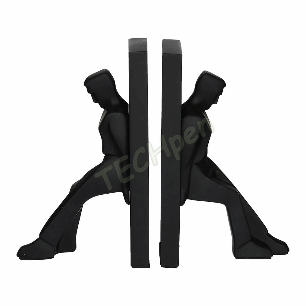 KIKKERLAND BOOKENDS LEANING MEN SET OF 2