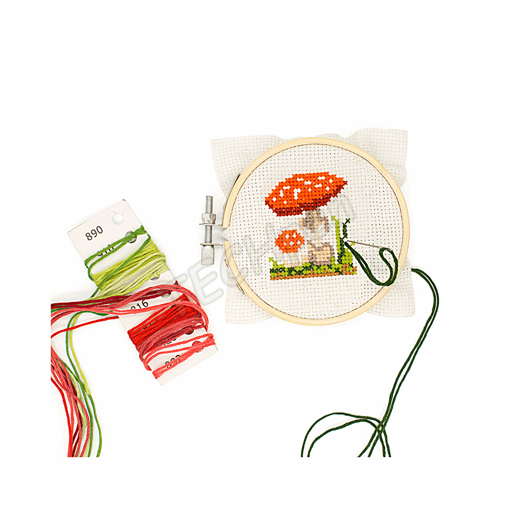 KIKKERLAND MINI CROSS STITCH EMBROIDERY KIT