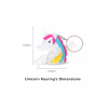 KIKKERLAND UNICORN LED KEYCHAIN