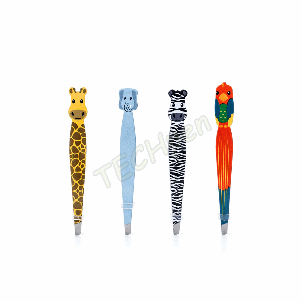 KIKKERLAND TWEEZERS SAFARI ASSORTED MN66-A