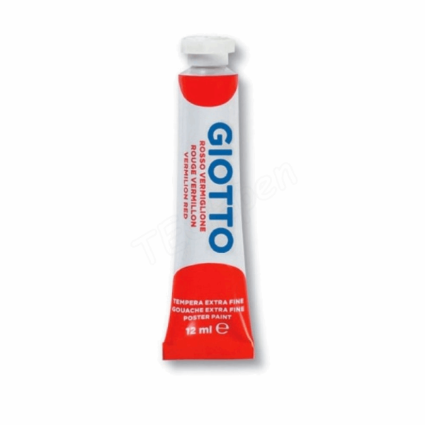 GIOTTO FINE POSTER TEMΠΕΡΑ 12ml ΚΟΚΚΙΝΟ 07 000352007