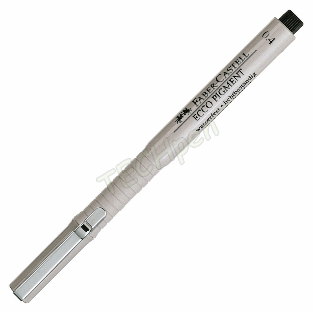 FABER CASTELL ECCO PIGMENT ΠΕΝΑΚΙ 0.4 MAΥΡΟ - 166499