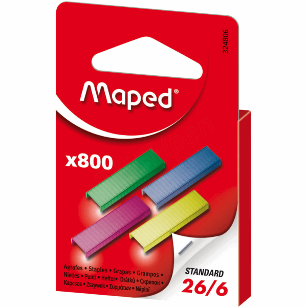 MAPED ΣΥΡΜΑTA XΡΩΜΑΤΙΣΤΑ No.26/6 800τμχ
