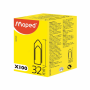 MAPED ΣΥΝΔΕΤΗΡΕΣ ΜΕΣΑΙΟΥ ΜΕΓΕΘΟΥΣ 32mm 100τμχ 322320
