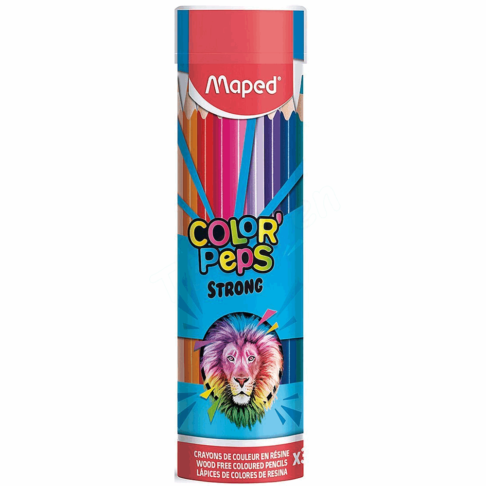 MAPED ΣΧΟΛΙΚΕΣ ΞΥΛΟΜΠΟΓΙΕΣ METAL TUBE STRONG ΣΕΤ 36τμχ 862746