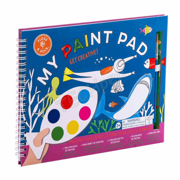 FLOSS&ROCK ΖΩΓΡΑΦΙΕΣ ΜΕ ΝΕΡΟ - ΜΥ PAINTING PAD 3+ 46P6557