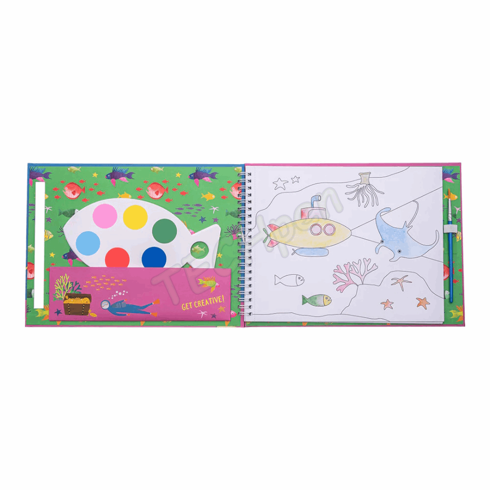 FLOSS&ROCK ΖΩΓΡΑΦΙΕΣ ΜΕ ΝΕΡΟ - ΜΥ PAINTING PAD 3+ 46P6557