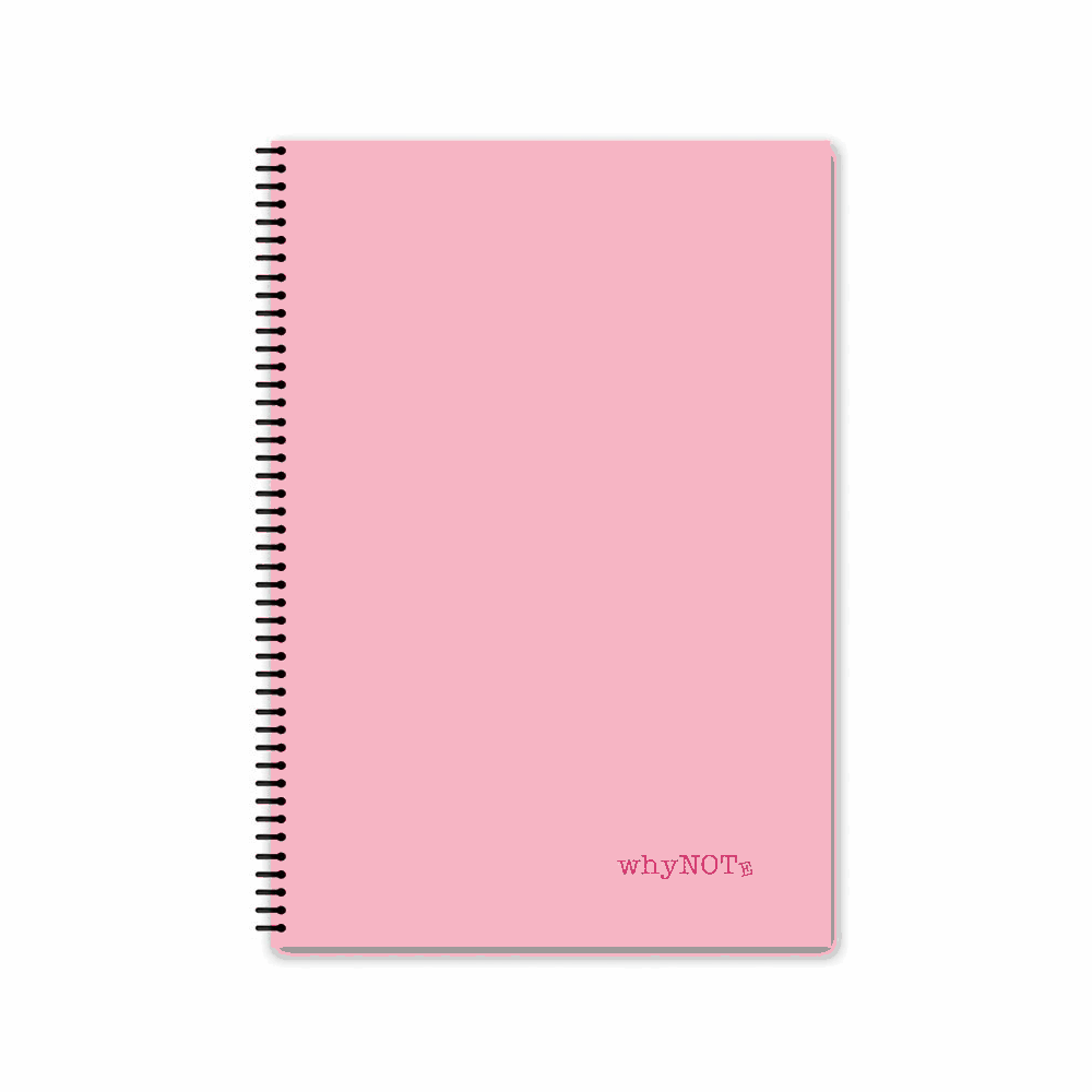 WHYNOTE ΤΕΤΡΑΔΙΟ ΣΠΙΡΑΛ Α4 PASTEL - 4θ - 120φ 810.018