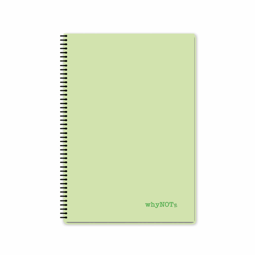 WHYNOTE ΤΕΤΡΑΔΙΟ ΣΠΙΡΑΛ Α4 PASTEL - 4θ - 120φ 810.018