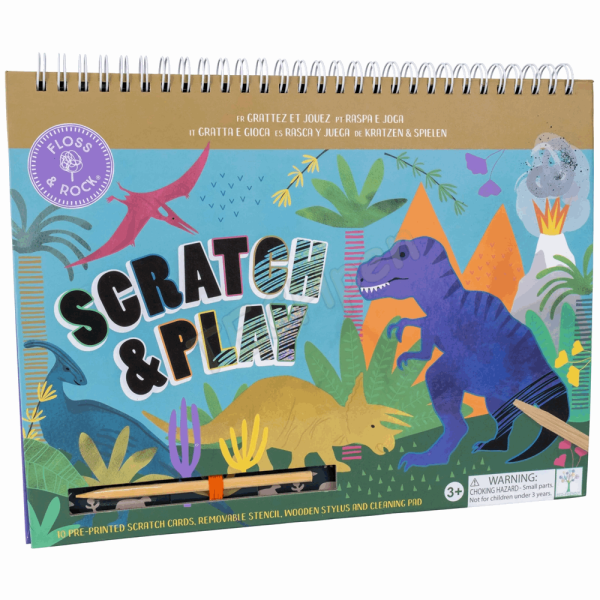Floss&Rock SCRATCH PLAY DINO 47P5973