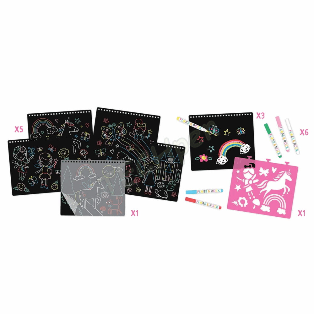 Floss&Rock CHALKBOARD RAINBOW FAIRY 47P5965