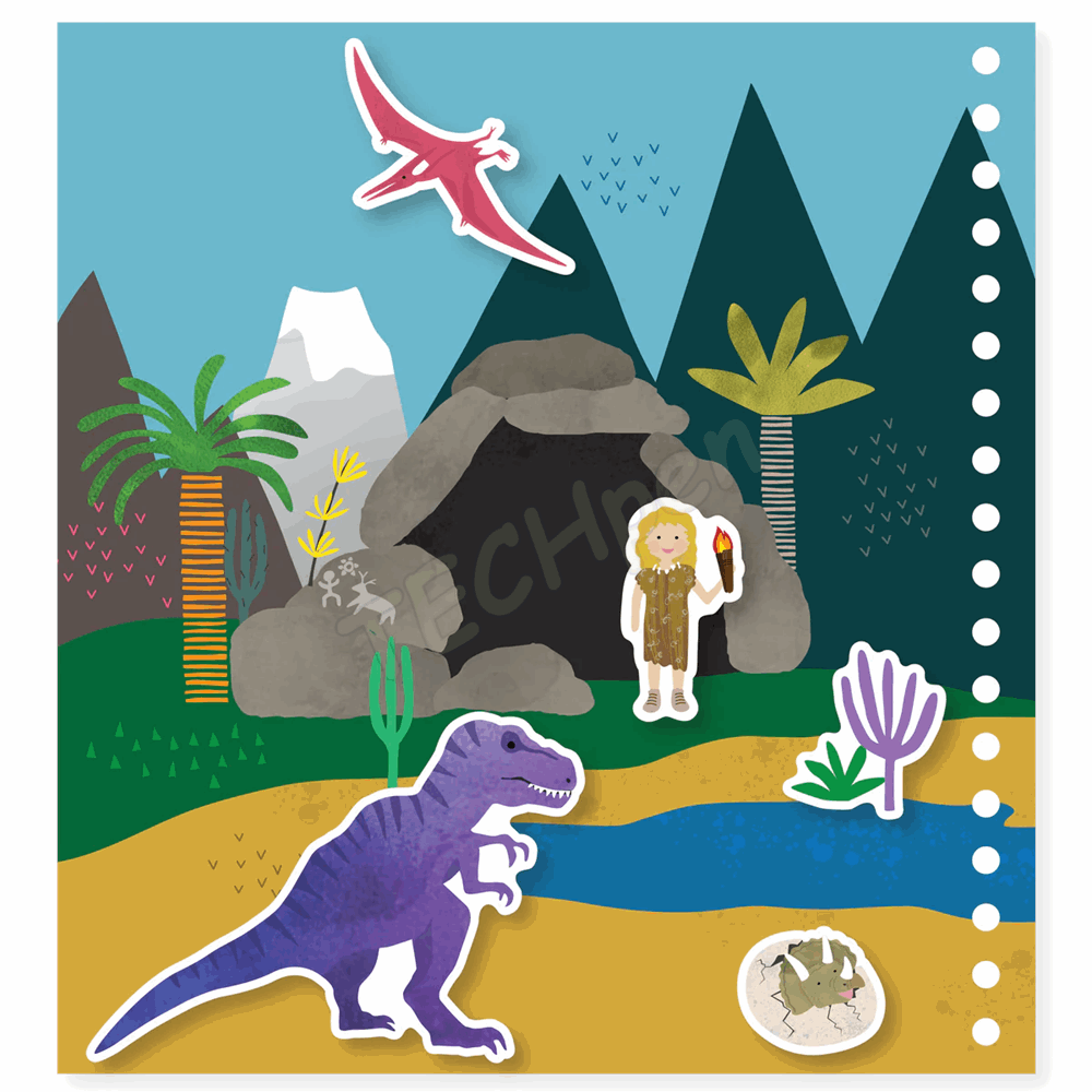 Floss&Rock  Dino Magic Multiplay 48P6025