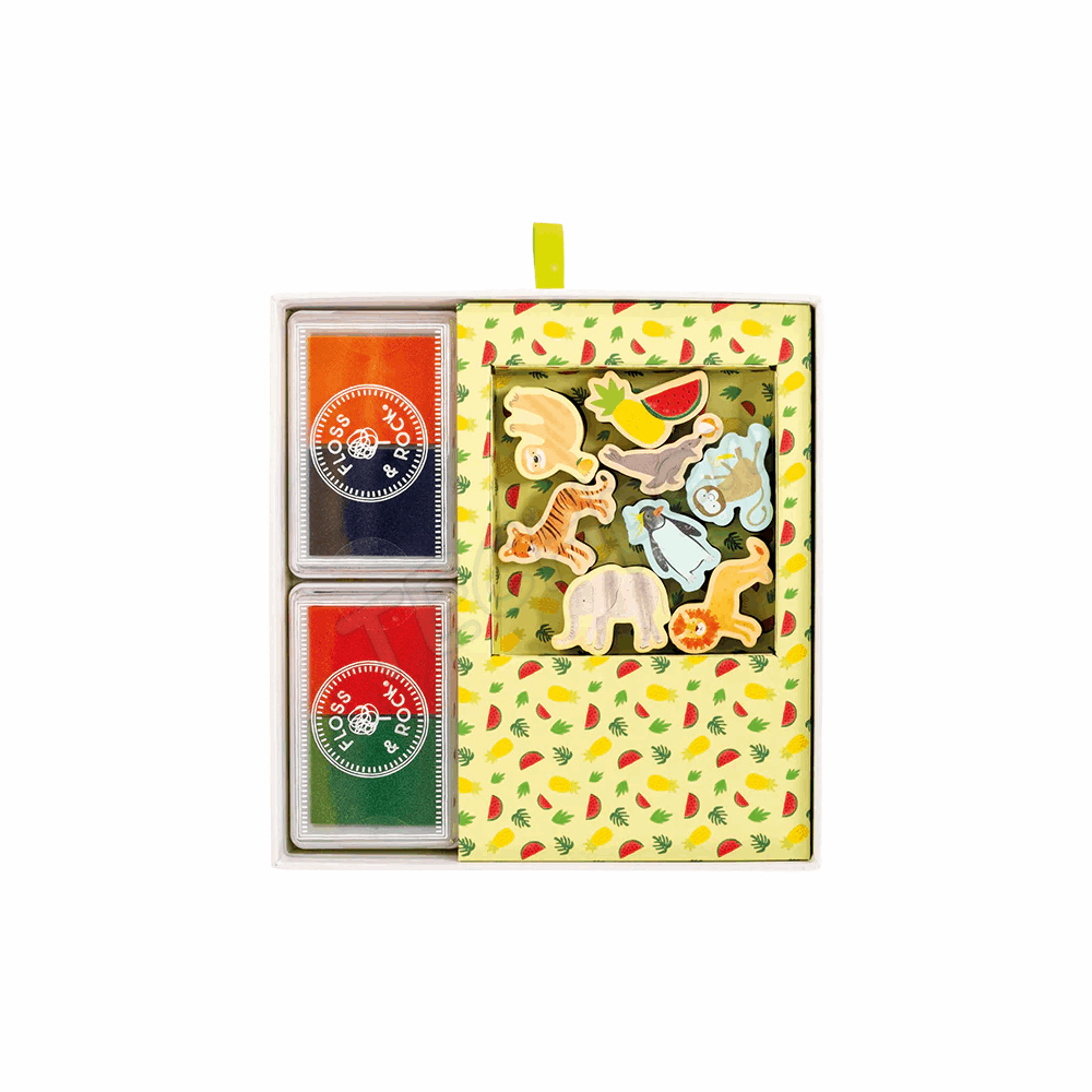 Floss&Rock  Jungle Stamper Set 48P6033