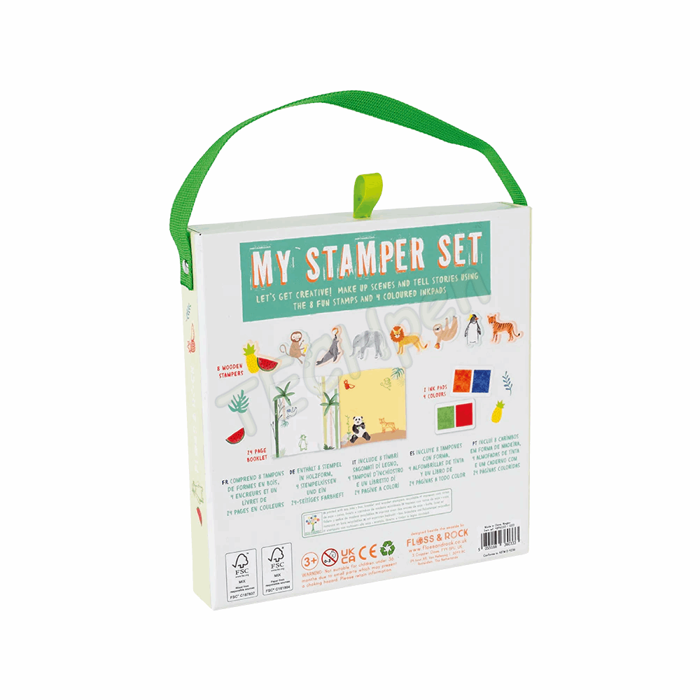 Floss&Rock  Jungle Stamper Set 48P6033
