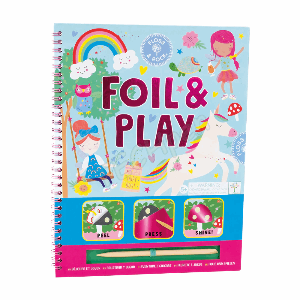 FLOSS&ROCK  Rainbow Fairy Foil & Play *NEW* 49P6048
