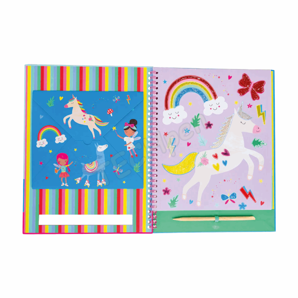 FLOSS&ROCK  Rainbow Fairy Foil & Play *NEW* 49P6048