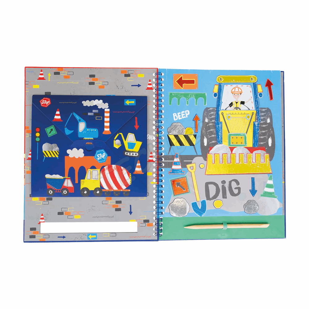 FLOSS&ROCK  Construction Foil & Play *NEW* 49P6050