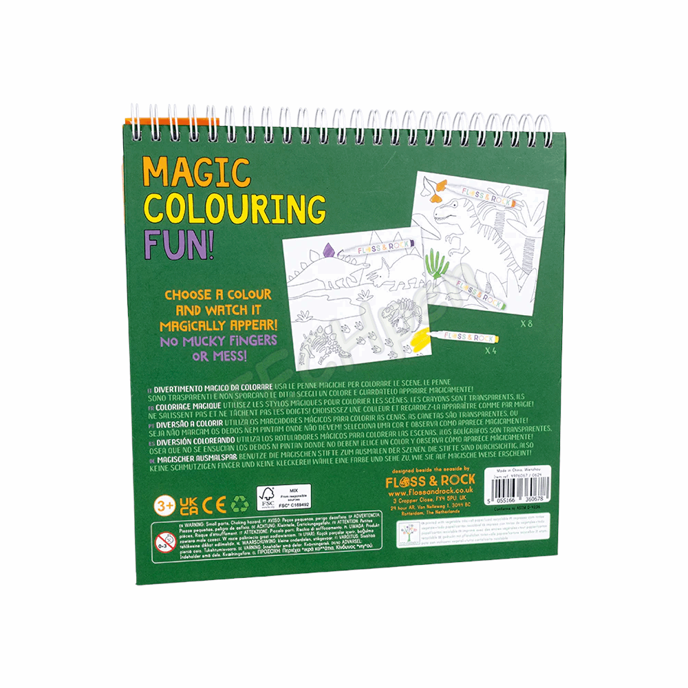 FLOSS&ROCK  Dino Colouring Fun *NEW* 49P6067